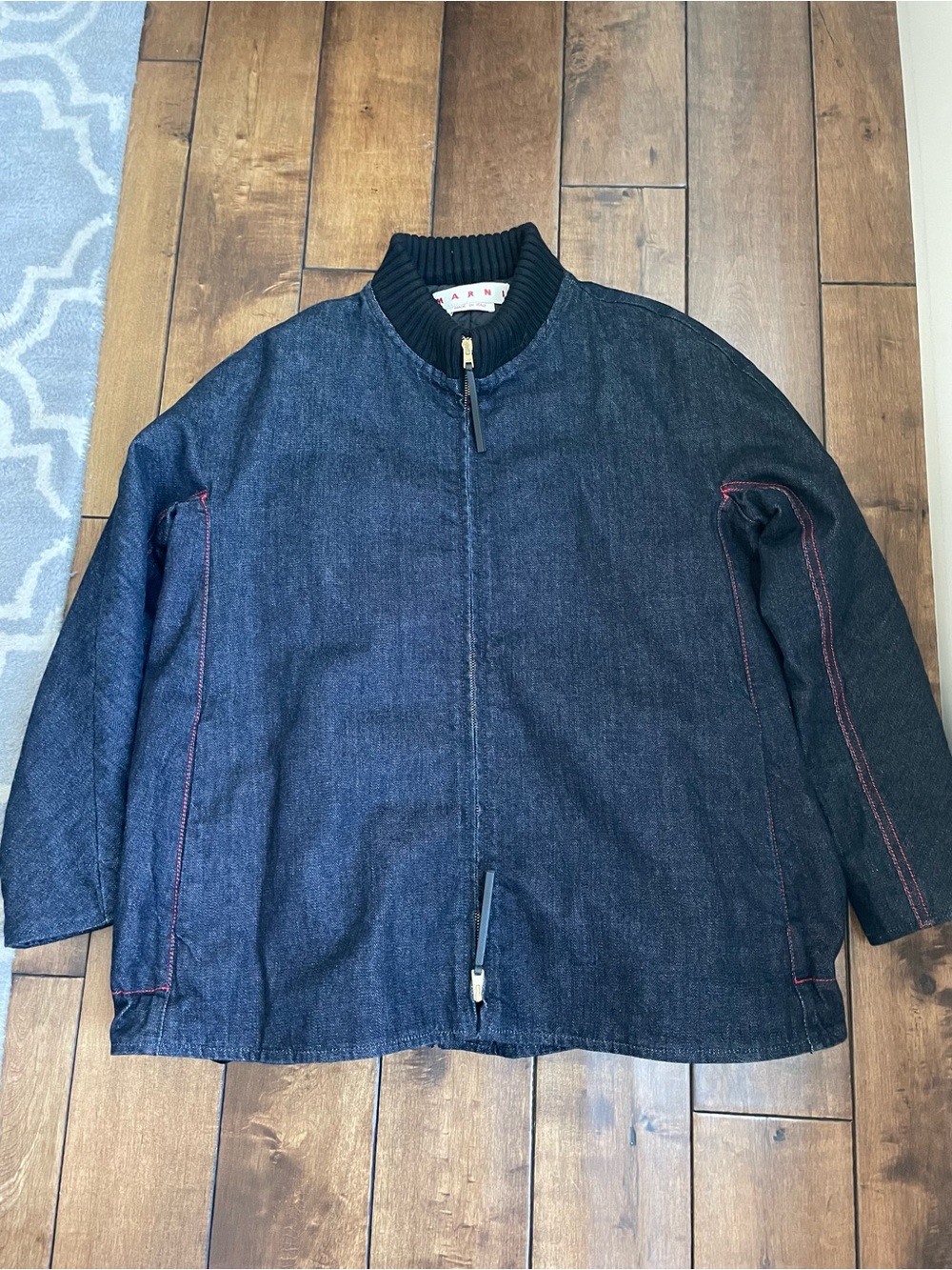 Marni Jean Jacket Zip Up Size 38 IT